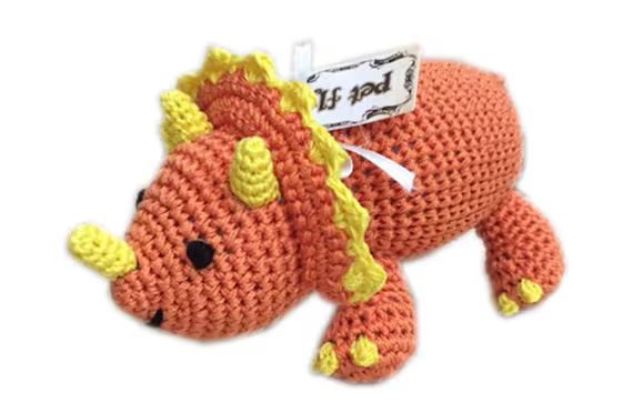 Knit Knacks bop the Triceratops Organic Cotton | Etsy | Etsy (US)