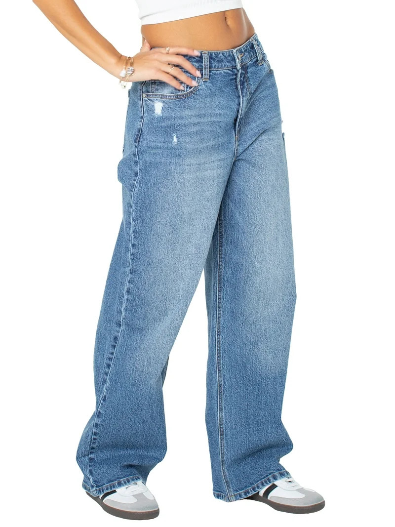 Celebrity Pink Juniors Slouchy Wide Leg | Walmart (US)