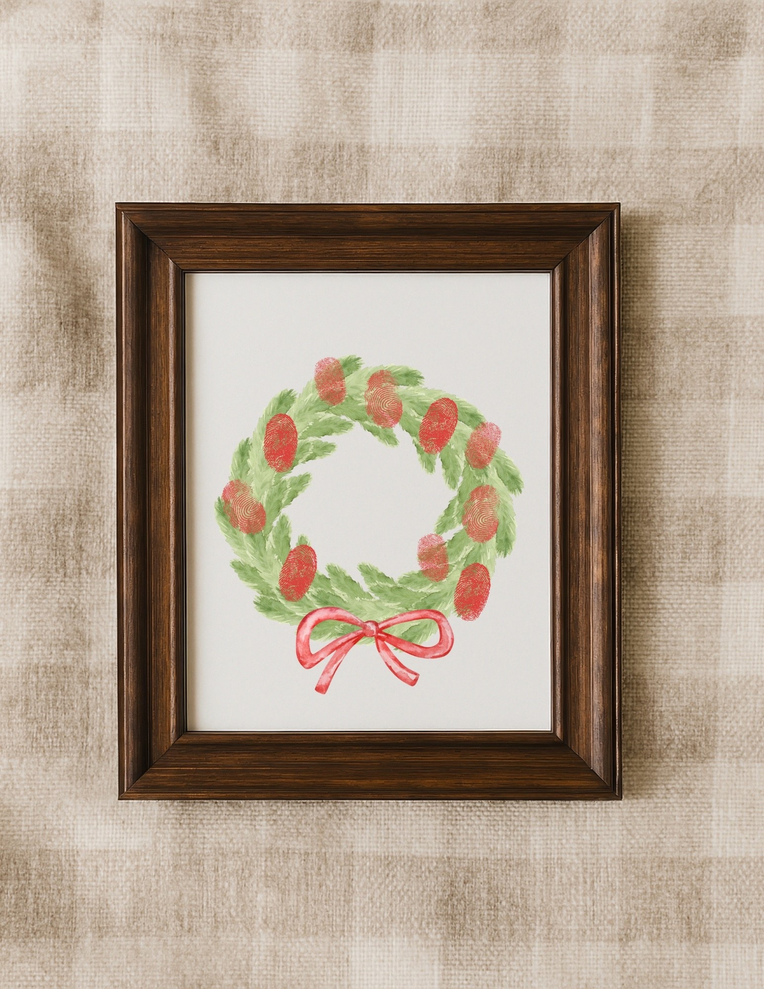 Kids fingerprint art christmas wreath🌲

#LTKKids #LTKHoliday #LTKmomlife