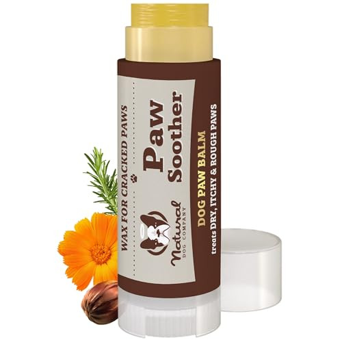 Natural Dog Company Paw Soother Travel Stick 0.15 oz – Pocket-Size Balm with Coconut & Hempseed Oils, Calendula & Vitamin E – Soothes Dry, Cracked Paw Pads – Lick-Safe, Vegan | Amazon (US)