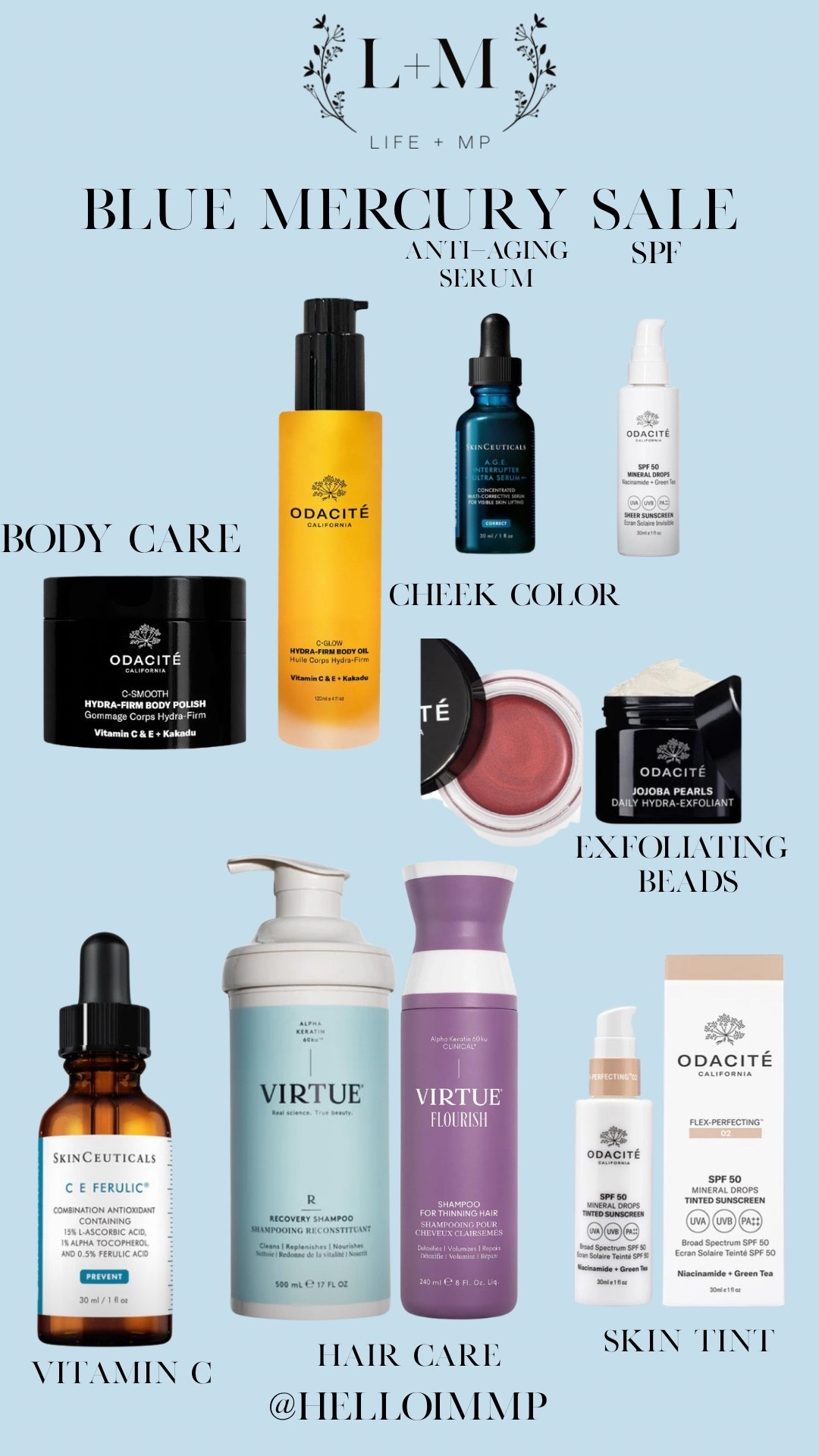 Blue mercury sale must haves! 

#LTKgrwm #LTKmorningroutine #LTKselfcare