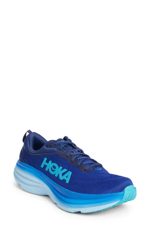 HOKA Bondi 8 Running Shoe in Blue /Bluing at Nordstrom, Size 11.5 | Nordstrom