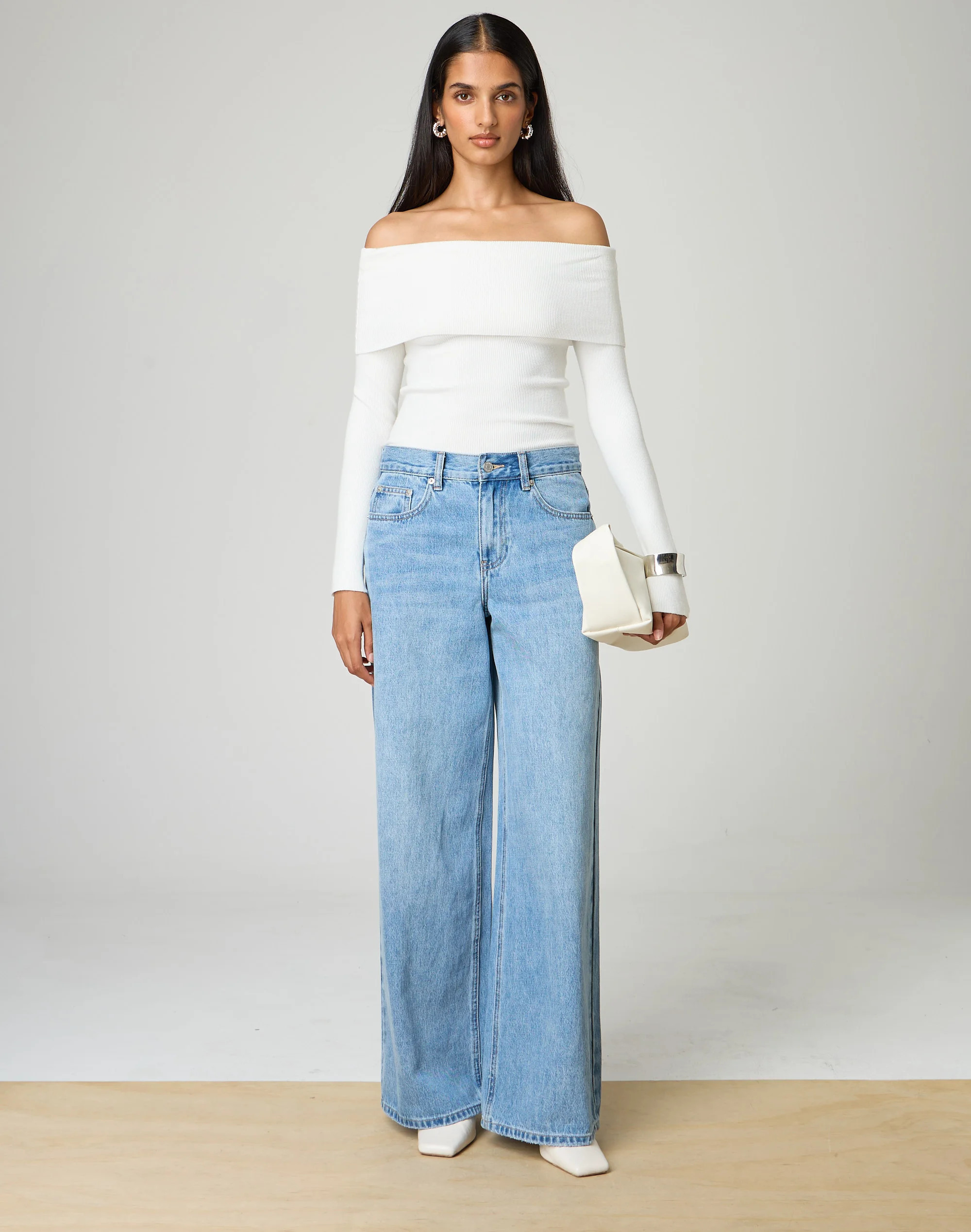 Mid Rise Wide Leg Jean | Glassons (Australia)