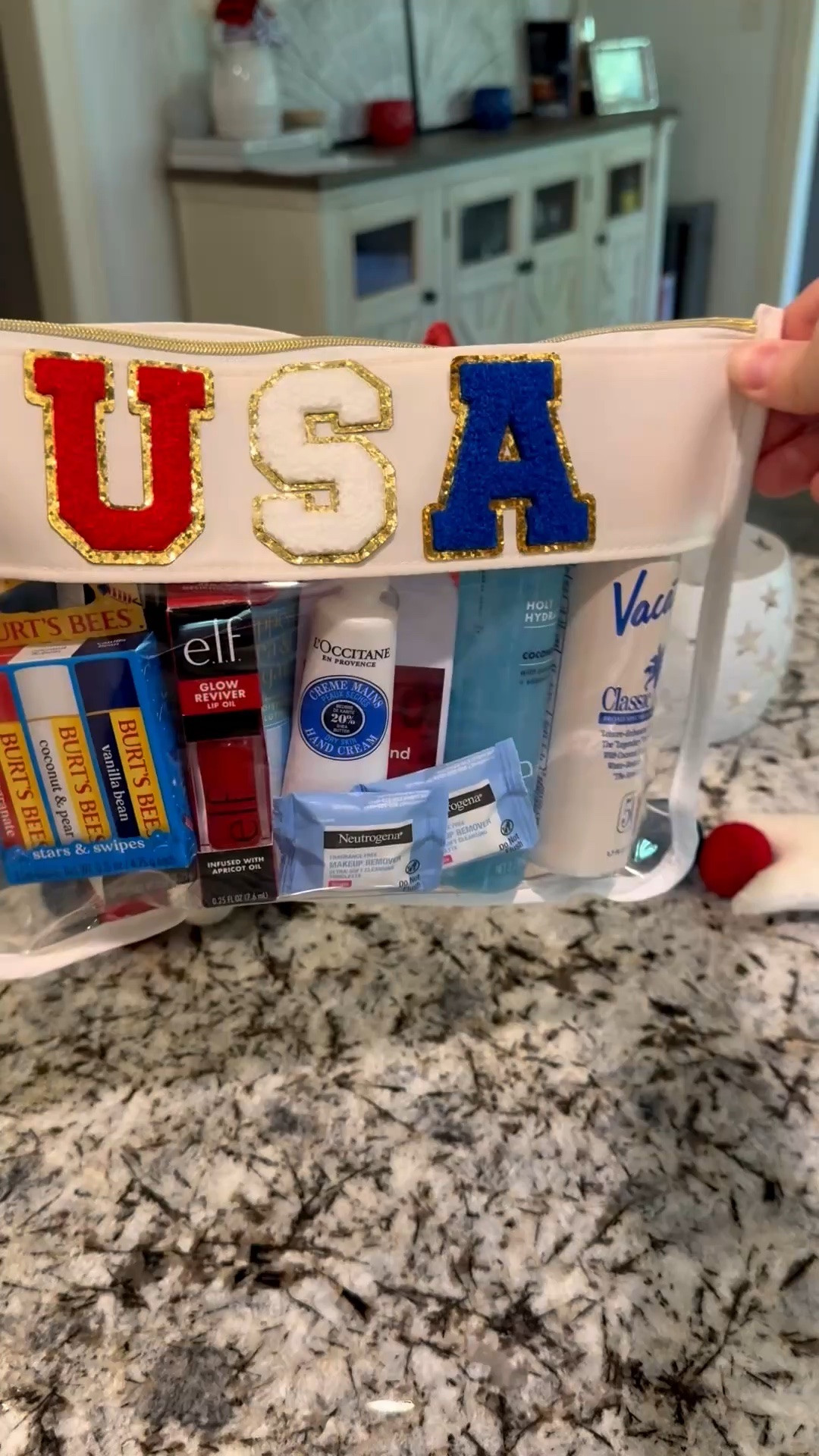 The cutest DIY Summer essentials bag!! Perfect for pool days, beach days, lake days or to keep in your purse or car! I personalized the bag for the upcoming 4th of July holiday and it turned out so cute!! These make the cutest gifts too!

#LTKTravel #LTKBeauty #LTKgrwm