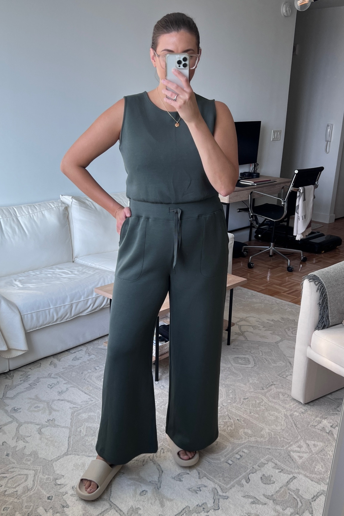Spanx airessentials jumpsuit in green sizes up to XL for roomier fit 

Save 10% off code DANAXSPANX 



Spanx jumpsuit | size 10 fashion | size 10 | Tall girl outfit | tall girl fashion | midsize fashion size 10 | midsize | tall fashion | tall women | spanx code | spanx airairessentials | spanx airessentials |

#LTKSeasonal #LTKstyletip #LTKFind