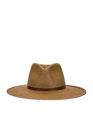 Janessa Leone Sherman Packable Hat in Brown | FWRD | FWRD 
