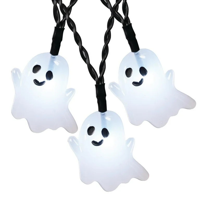 Ghost Lights, 10CT, Cool White LED, 3ft, Battery Operated, Halloween Indoor, by Way To Celebrate | Walmart (US)