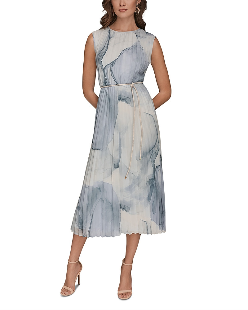 Donna Karan Sleeveless Pleated Midi Dress | Bloomingdale's (US)
