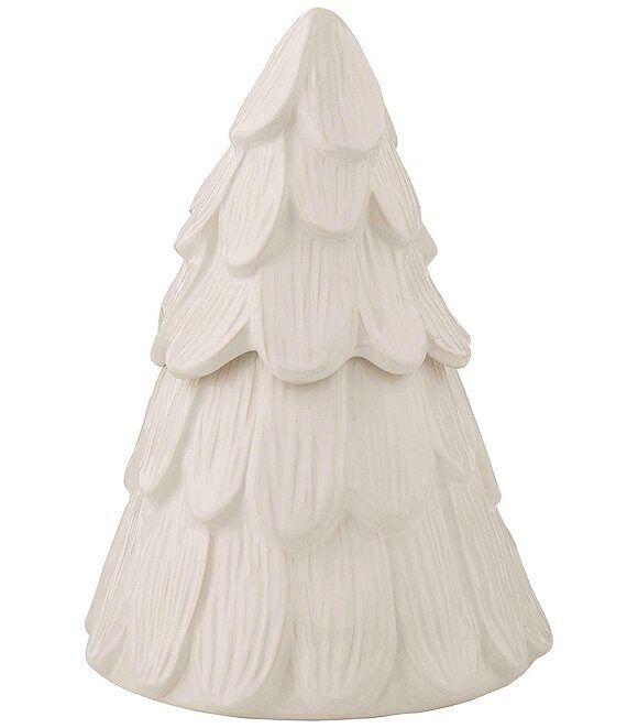 Holiday White Christmas Tree Cookie Jar | Dillard's
