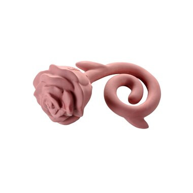 Natural Rubber Rose Teether | Indigo (CA)