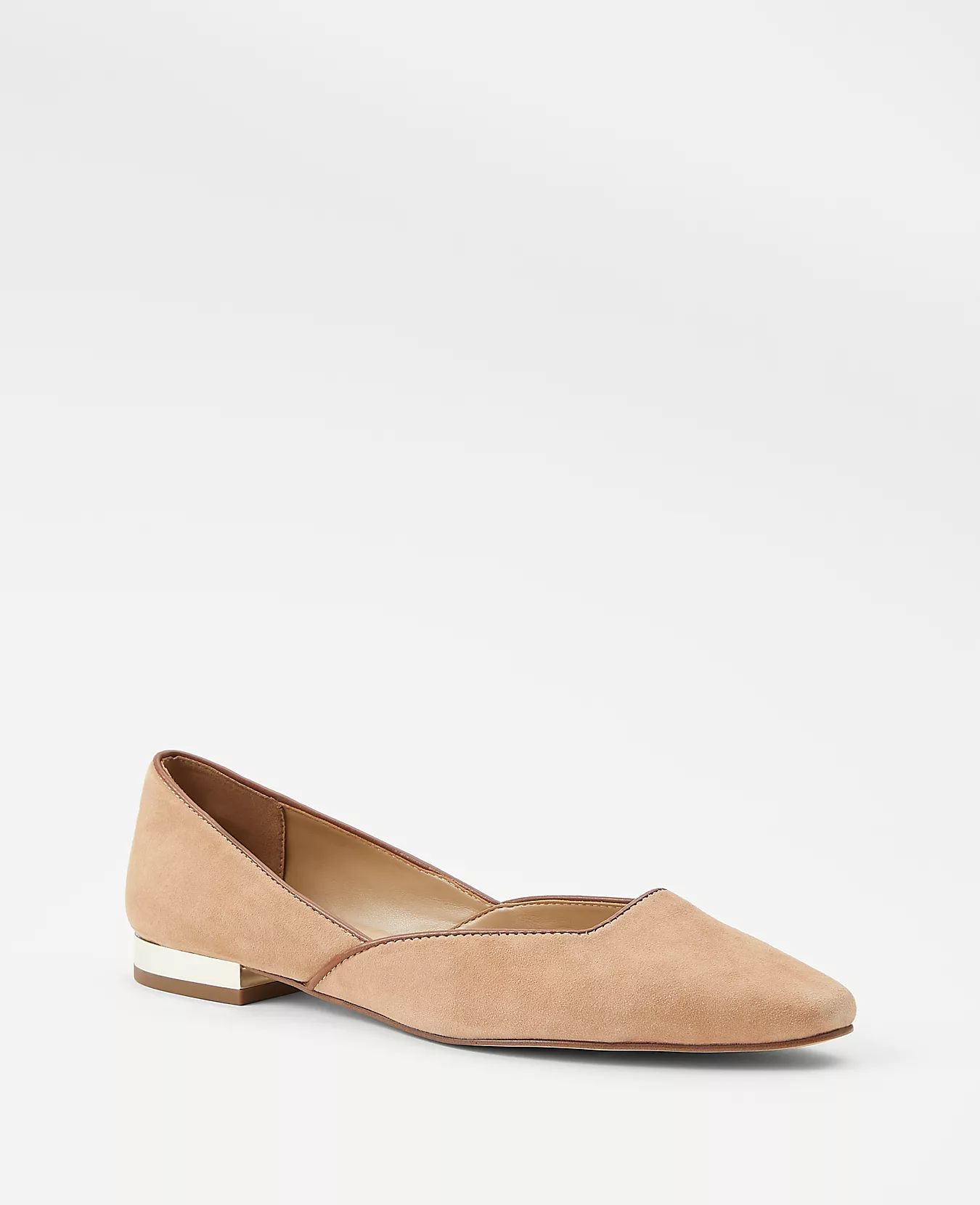 Suede Ballet Flats | Ann Taylor | Ann Taylor (US)