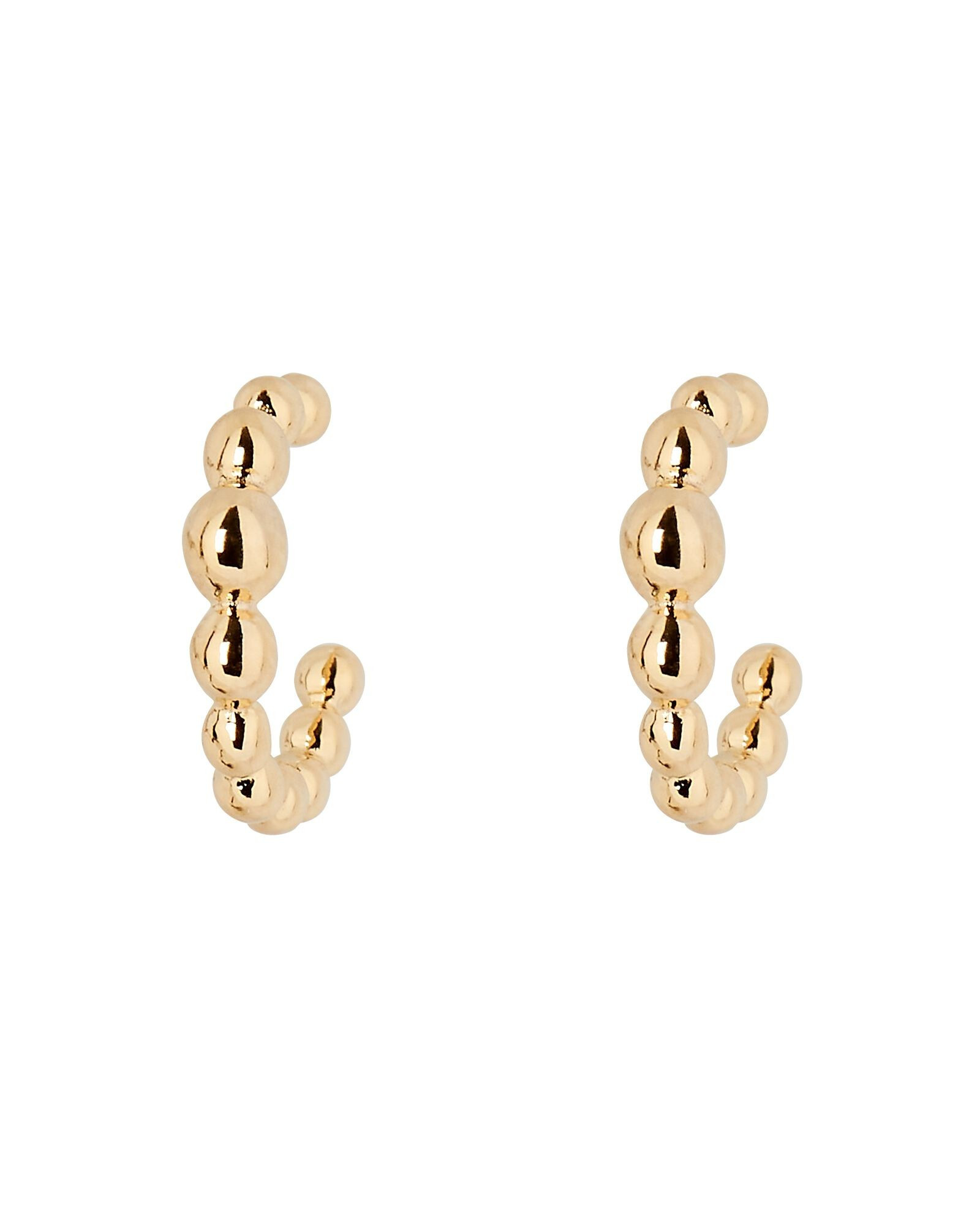 Beaded Mini Hoop Earrings | INTERMIX
