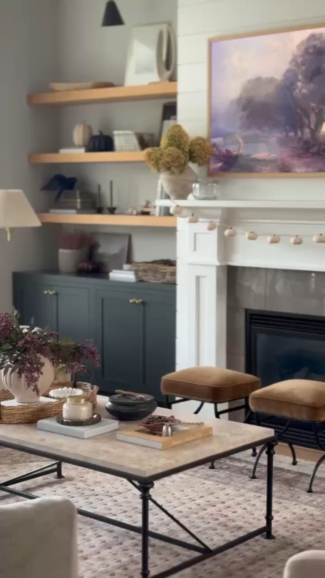 A look at my fall family room styling! I think this small felt garland brought the whole look together—and it’s under $15!!

#LTKHome #LTKStyleTip #LTKSeasonal