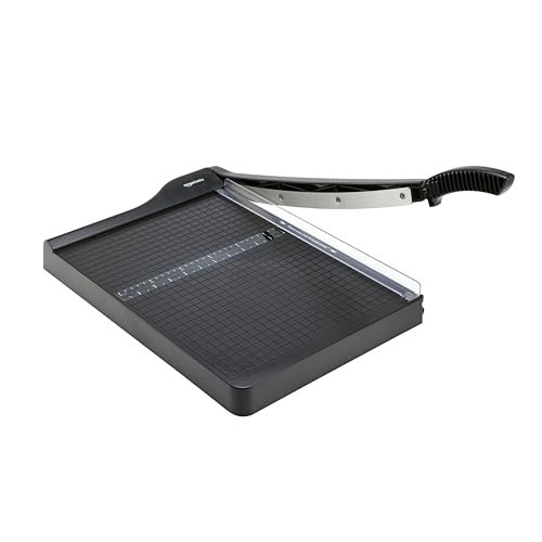 Amazon Basics Guillotine Paper Cutter with Blade Lock, Heavy-Duty, 15-Inch, 10-Sheet | Amazon (US)