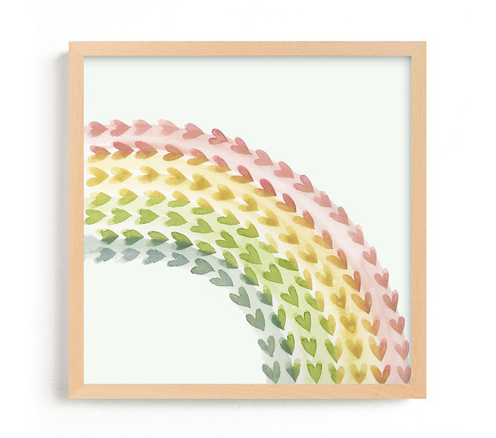 Minted® Somewhere in the Rainbow Wall Art by Tina Faselli | Pottery Barn Kids