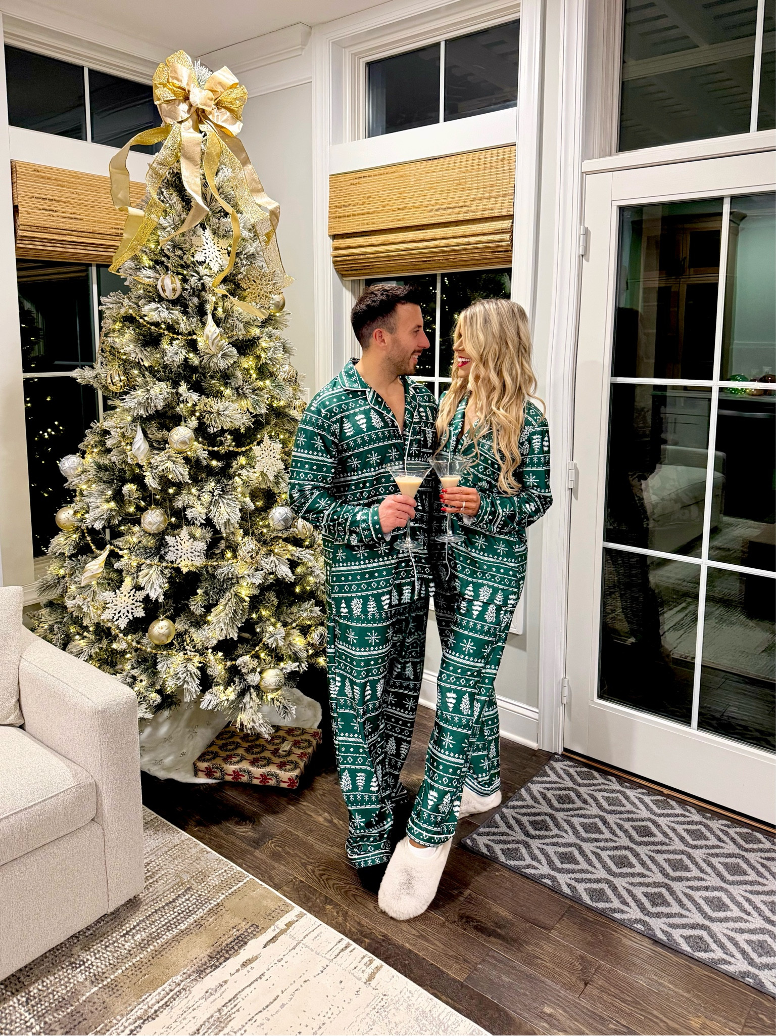 Matching Family Christmas Pajamas by our decorated Christmas Tree 🎄✨

#LTKHoliday #LTKFindsUnder50 #LTKStyleTip