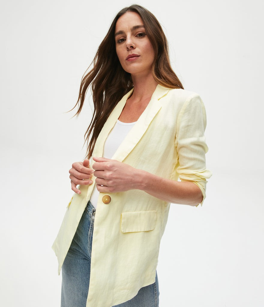 Lottie Linen Blazer | MichaelStars.com