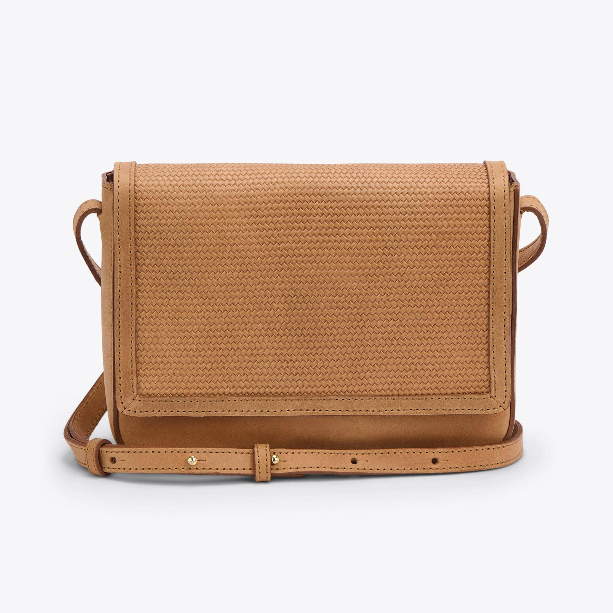 Clara Crossbody Woven Almond | Nisolo