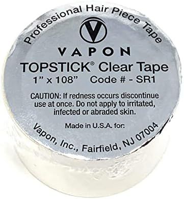 Vapon Double Sided Medical Grade Adhesive Tape Roll, 1 Inches x 108 Inches-Clear | Amazon (US)