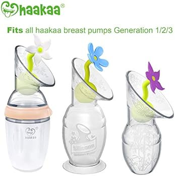 Haakaa Stopper Breastpump Stopper Manual Breast Pump Silicone Flower Stopper 100% Food Grade Silicon | Amazon (US)