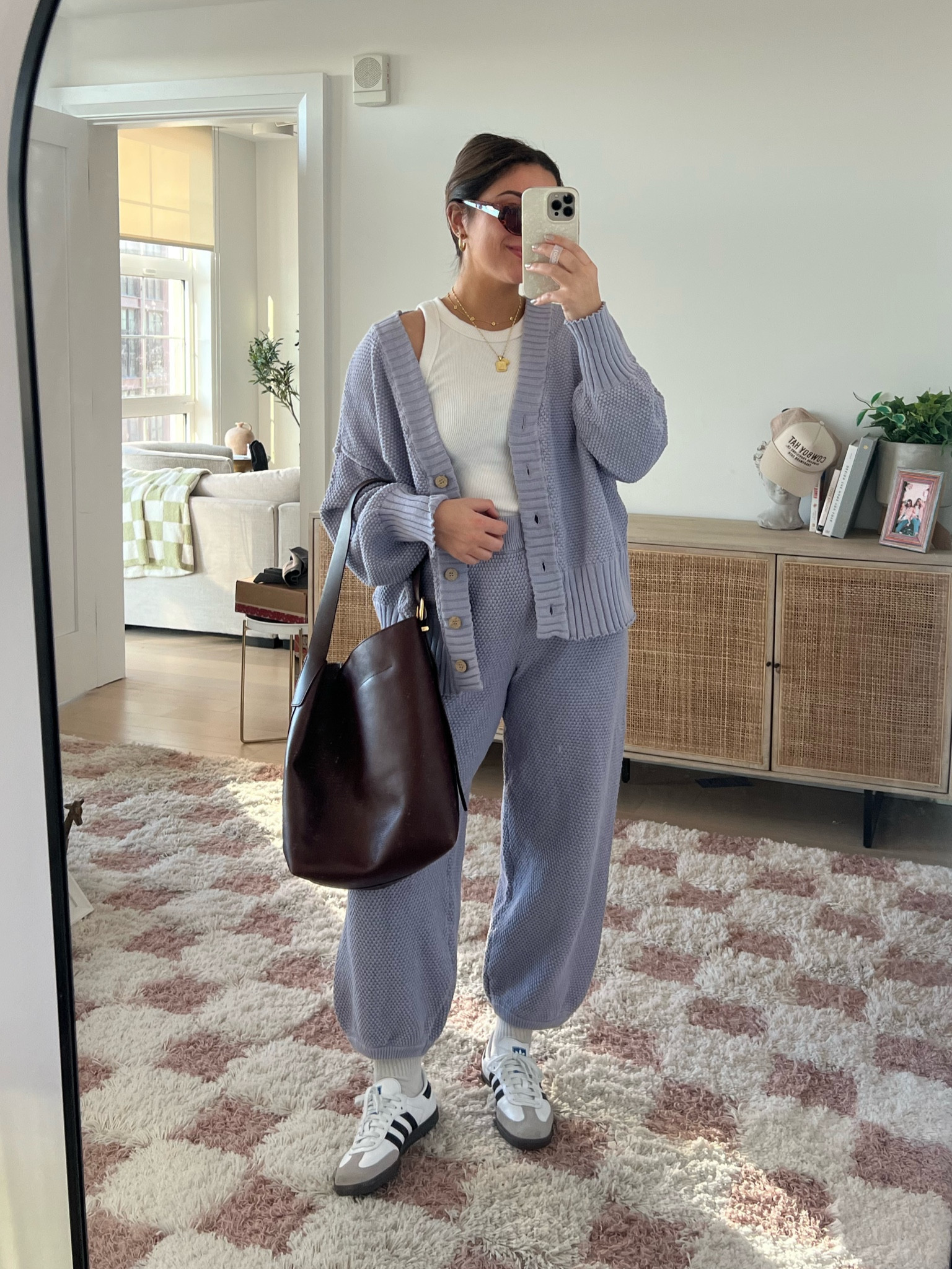 Absolutely love this free people sweater set - I have this in brown and have worn it so much over the past couple months I knew I needed another color. It’s my favorite outfit on days I don’t know what to wear but want to be comfy. Love pairing it with sneakers to go out! Fits true to size, wearing an M. Great for wfh!

#LTKshoecrush #LTKU #LTKhome