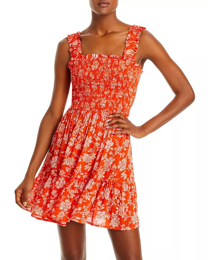 Cotton Smocked Floral Print Dress - 100% Exclusive | Bloomingdale's (US)