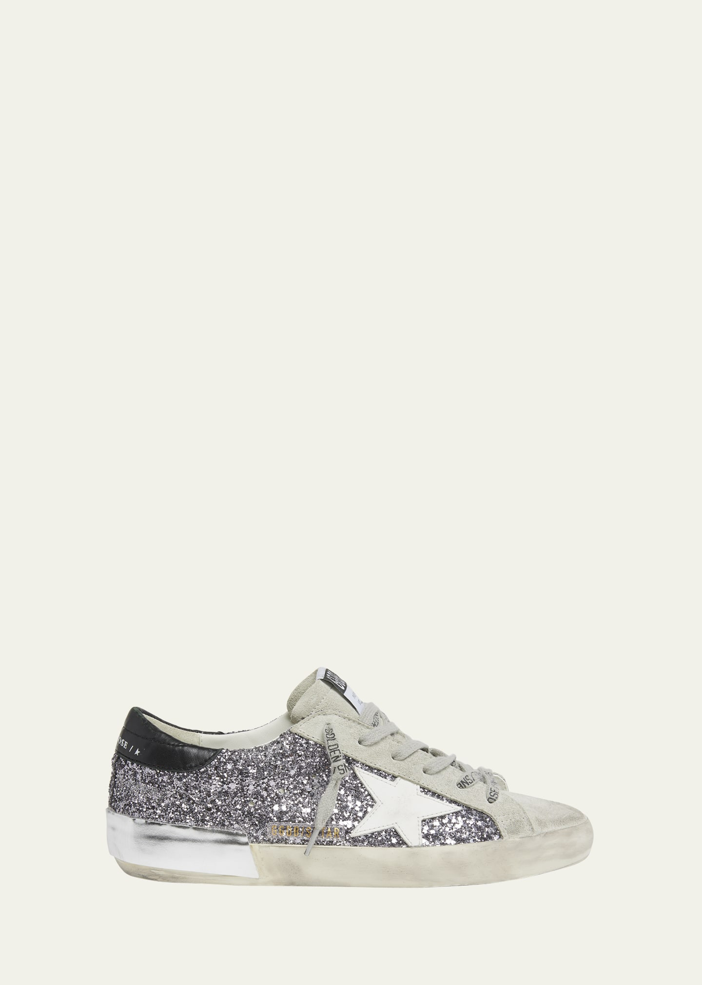 Golden Goose Superstar Glitter Low-Top Sneakers | Bergdorf Goodman