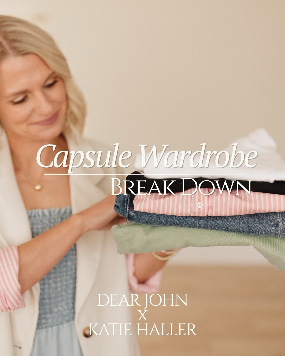 My 6-piece capsule wardrobe collection is now live to shop at @Dear John Denim Here is a breakdown of the collection! Be sure to use my code: DJXKATIE20 for 20% off!!

#LTKOver40 #LTKPetite #LTKMothersDay