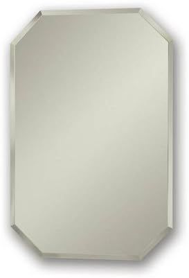 Jensen 1454 Mirage Octagonal Frameless Medicine Cabinet with Beveled Mirror | Amazon (US)