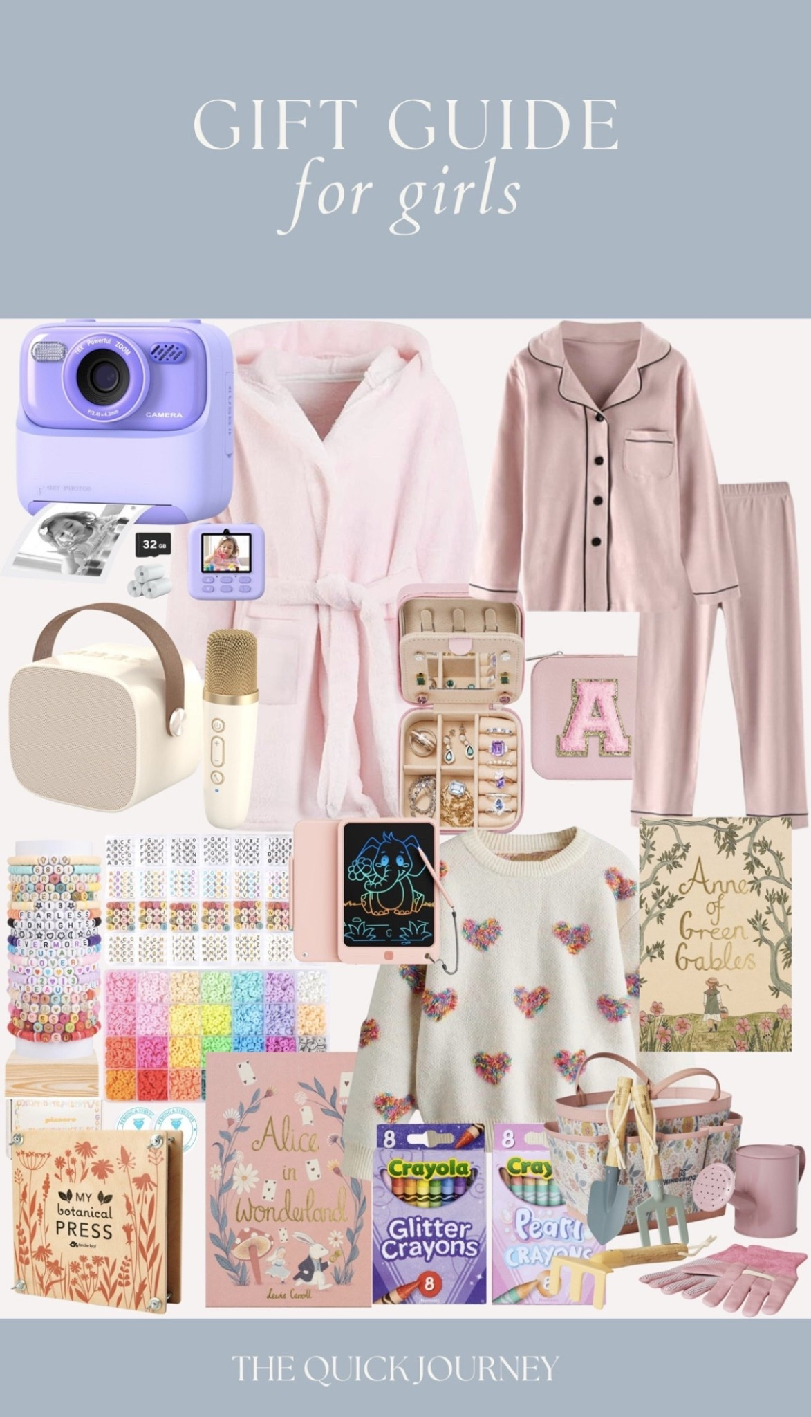 The holiday gift guide for girls. I love these fun toys, games, crafts, clothing, and cozy PJs to gift the sweet girls in your life. 🎀 

#LTKGiftGuide #LTKHoliday