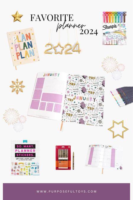 Favorite planner and supplies for 2024 🎊🙌🏼 Big things coming for the new year 😏😉

#LTKHoliday #LTKGiftGuide #LTKfamily