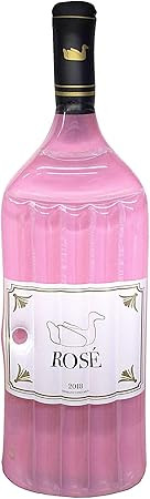 Swimline Inflatable Rose Wine Bottle Pool Float | Amazon (US)