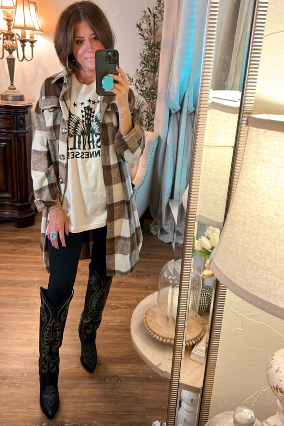 Western outfit.  Western boots  

#LTKshoecrush #LTKstyletip #LTKunder100