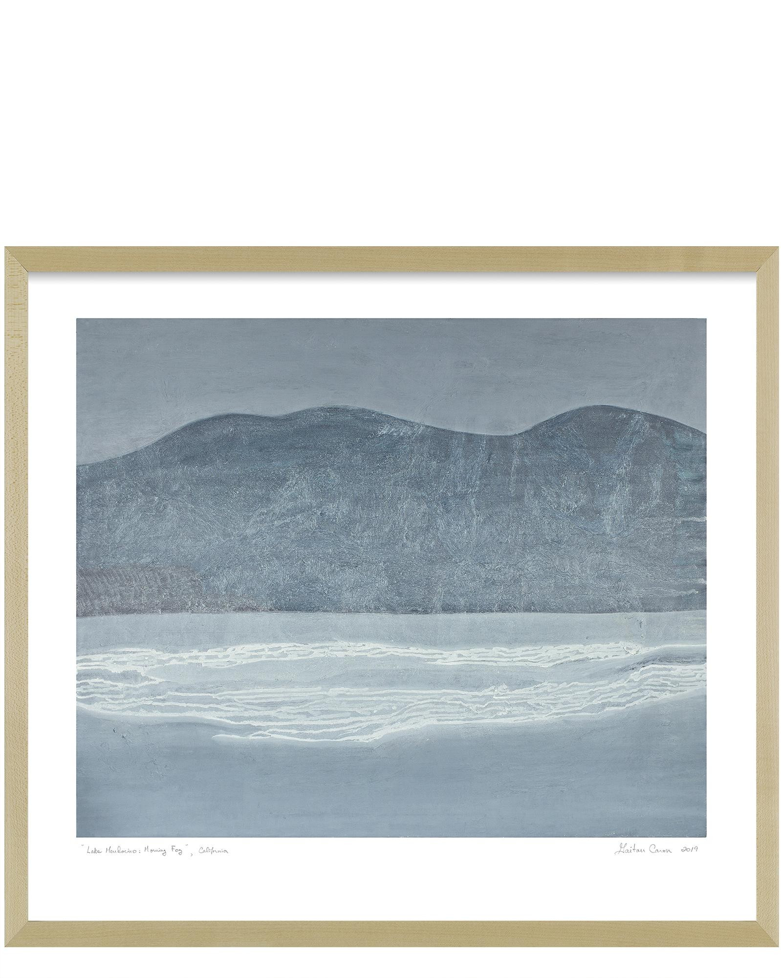 "Lake Mendocino: Morning Fog" by Gaetan Caron | Serena and Lily