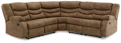 Partymate 2-Piece Manual Reclining Sectional | Ashley
