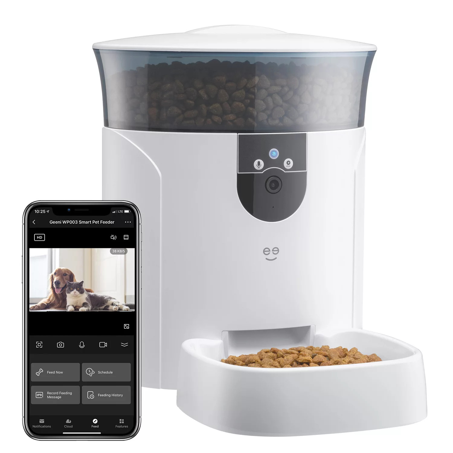Geeni Smart Pet Feeder with Smart Camera | Sam's Club