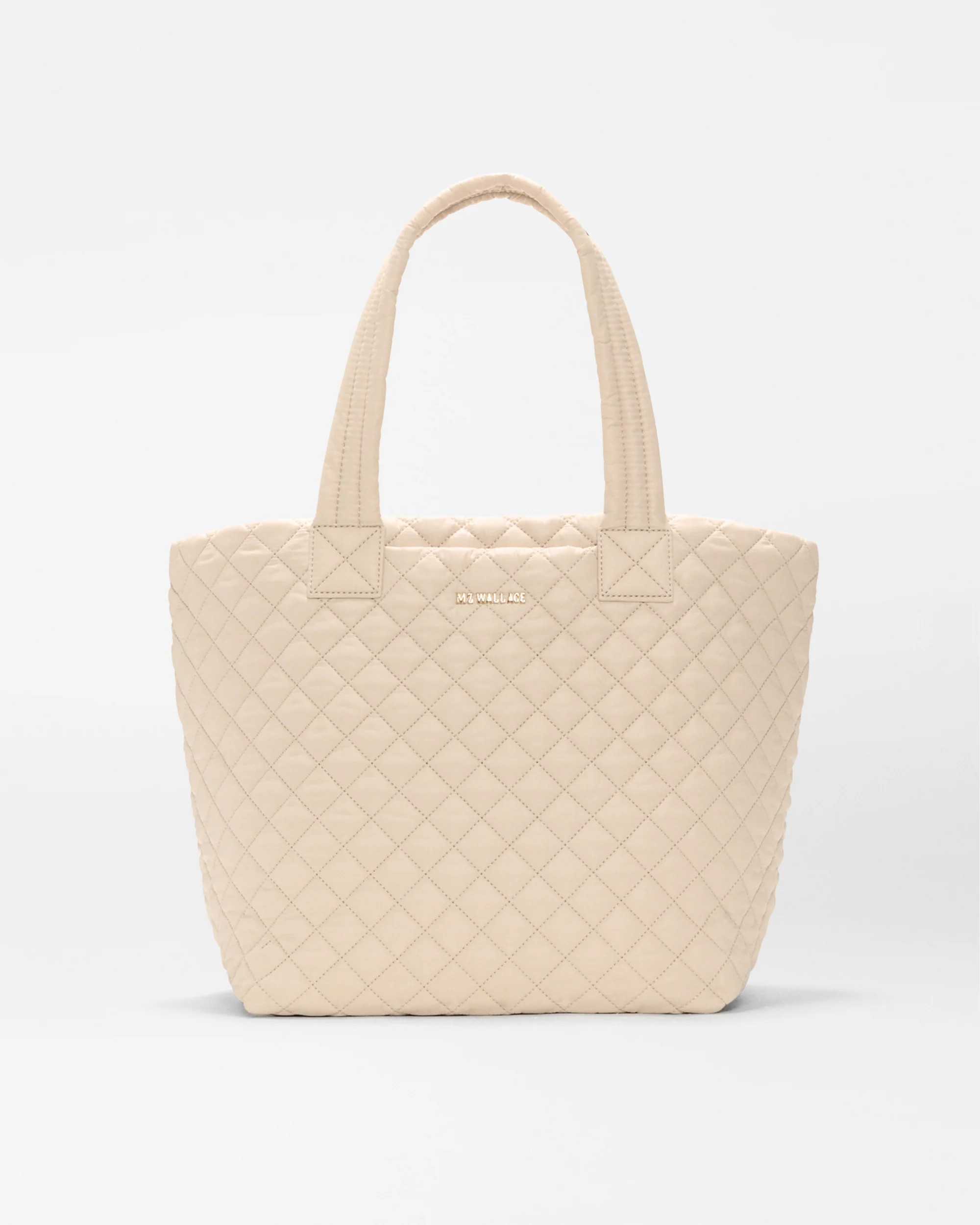 MZ Wallace Buff Ivory Medium Metro Tote Bag Deluxe - Luxury Tote Handbags | MZ Wallace | MZ Wallace