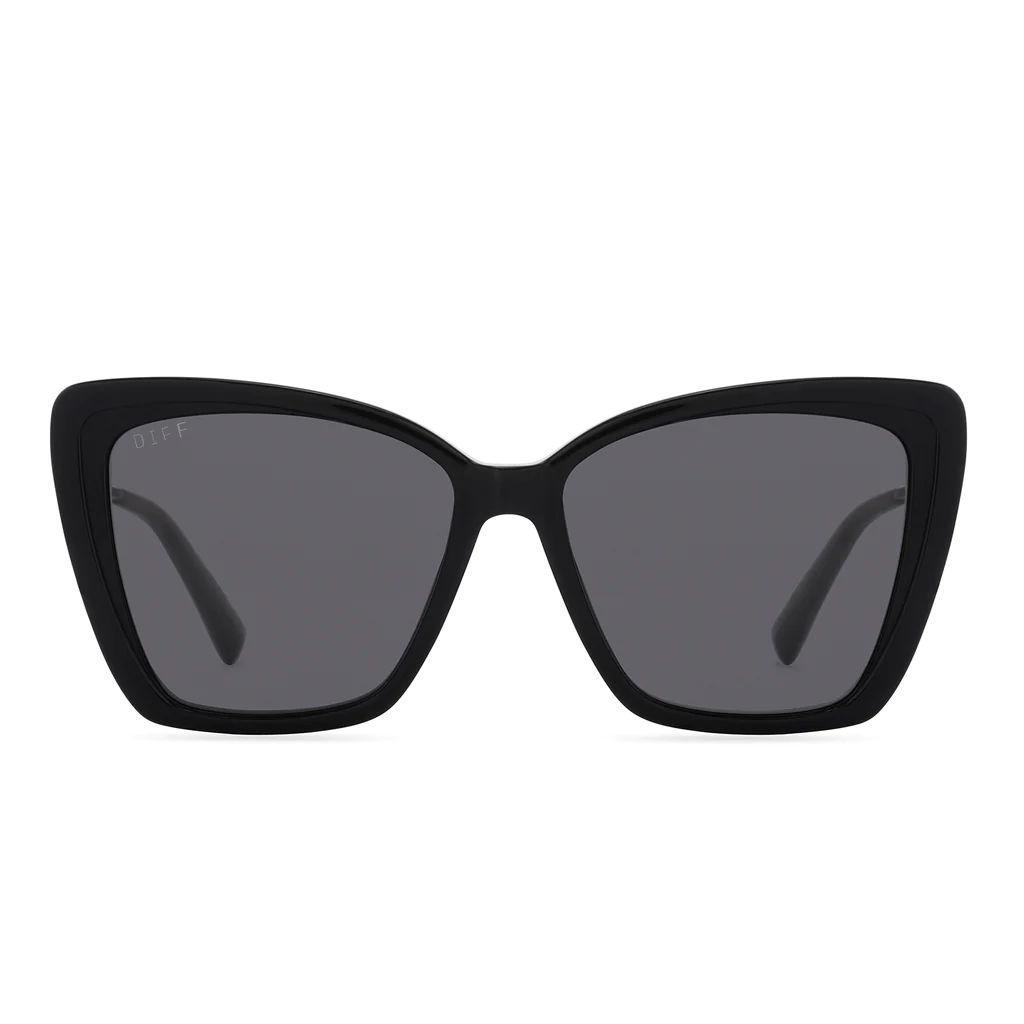 COLOR: black   grey   polarized sunglasses | DIFF Eyewear