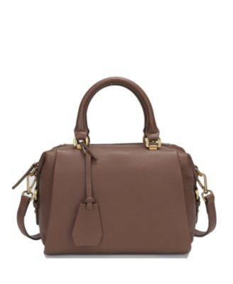 Susu Women's Pebbled Leather Top Handle Satchel Bag Structured Crossbody Purse Handbag - Maroon/burgundy/wine red | Macy's
