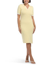 Collared Knit Midi Dress | TJ Maxx