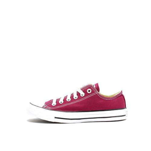 Converse Unisex Chuck Taylor All Star Canvas OX, Maroon, 5.5 | Amazon (US)