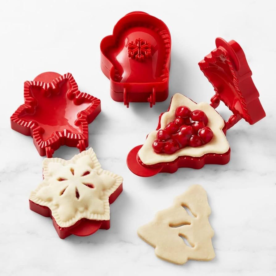 Mini Pie Maker for Christmas Party Baking Supplies, Snowflake, Mitt and Christmas Tree Shapes 3-P... | Amazon (US)