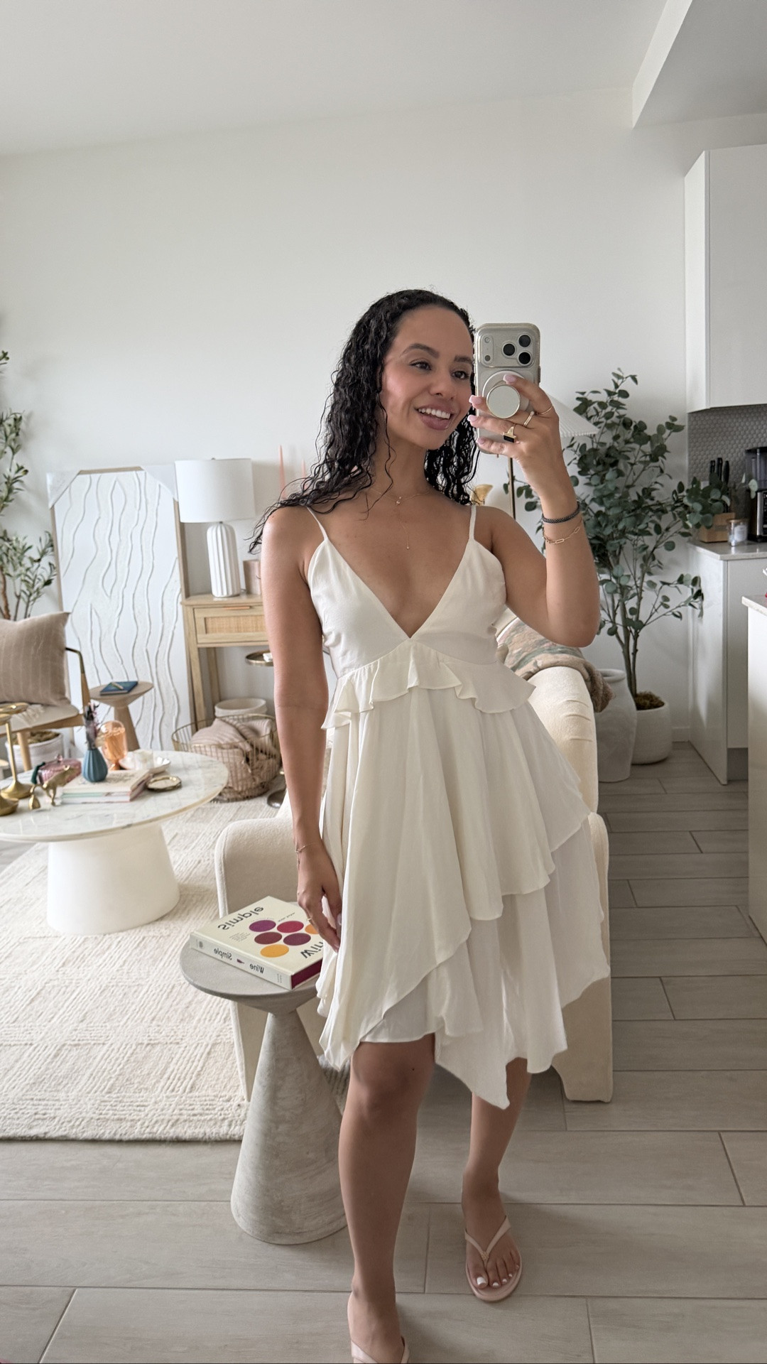 Love this romantic cream flowy dress

Size XS dress, 8 flip flop

#LTKootd #LTKTravel #LTKdayinmylife