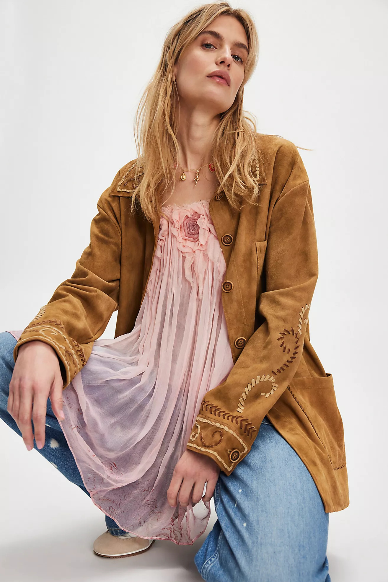 Nigel Preston Three Roses Babydoll Top | Free People (Global - UK&FR Excluded)