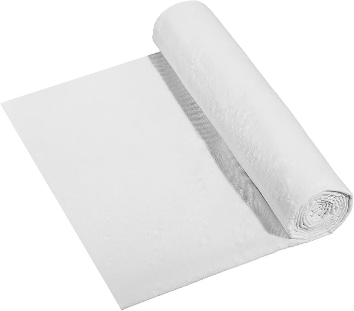 10oz Natural Cotton Blend Canvas Fabric, Duck Canvas Fabric, 60'' Wide for Arts & Crafts, Paintin... | Amazon (US)