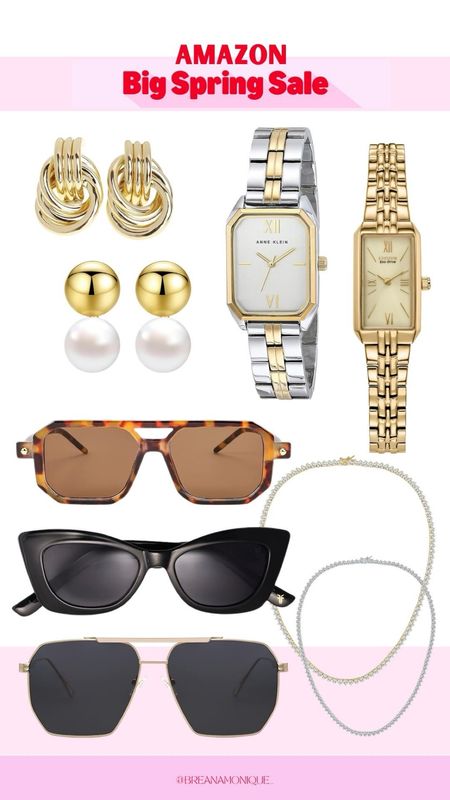 Amazon Spring Sale
Amazon accessories, watch, sunglasses, earrings, tennis necklace 

#LTKfindsunder50 #LTKfindsunder100 #LTKstyletip