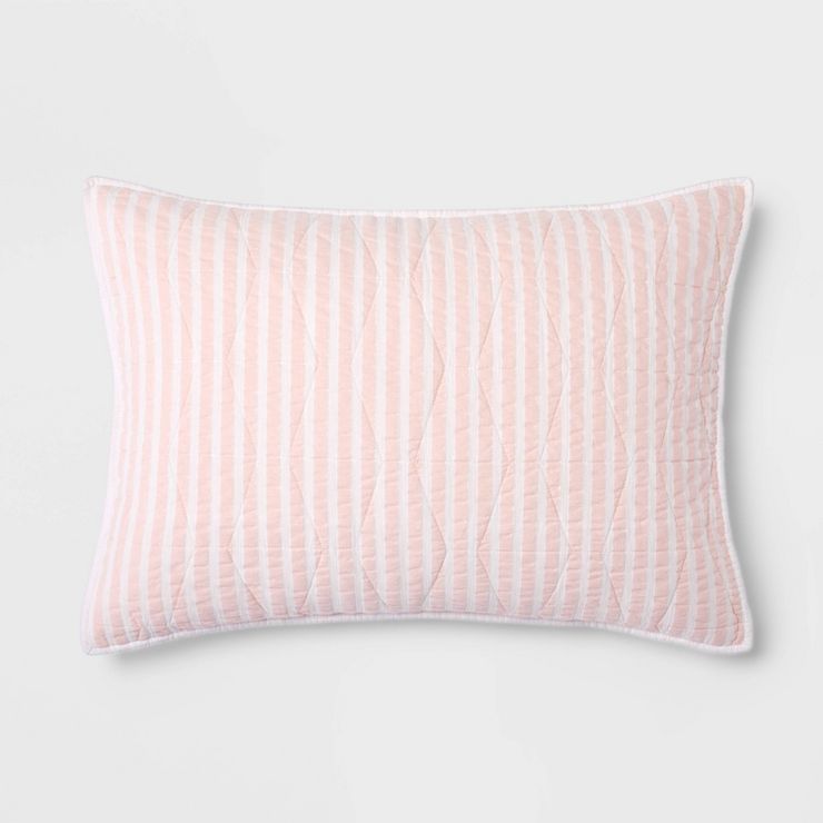 Chambray Stripes Sham - Pillowfort™ | Target
