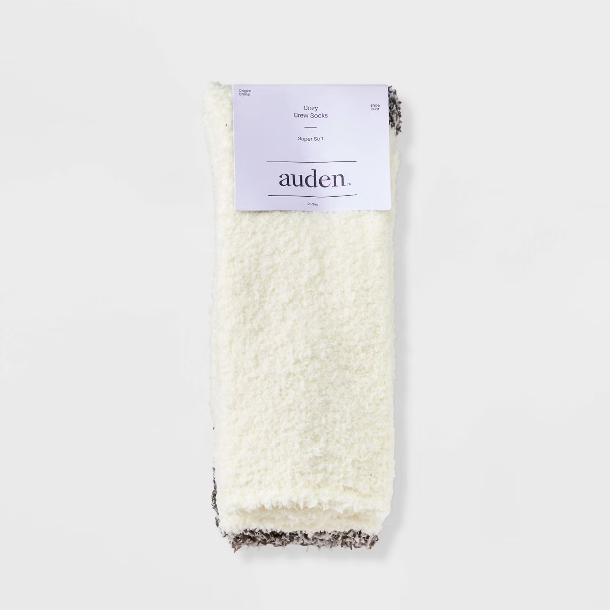 Women's Marled 2pk Cozy Crew Socks - Auden™ 4-10 | Target