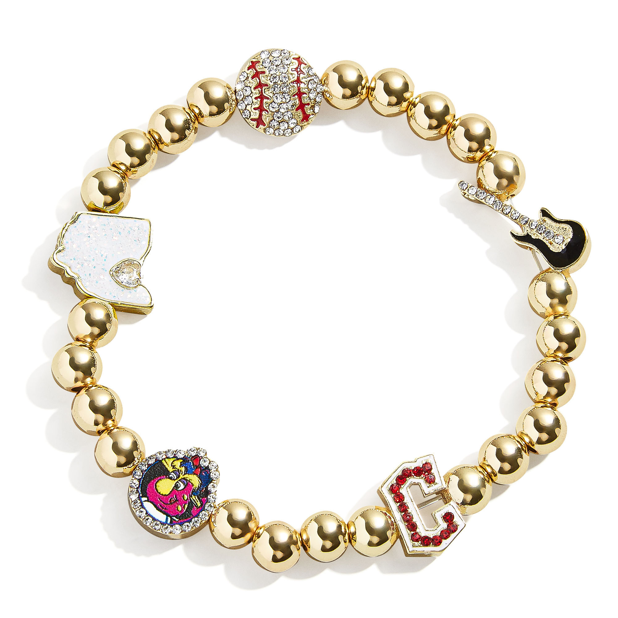 BaubleBar Cleveland Guardians Localized Pisa Bracelet | Fanatics