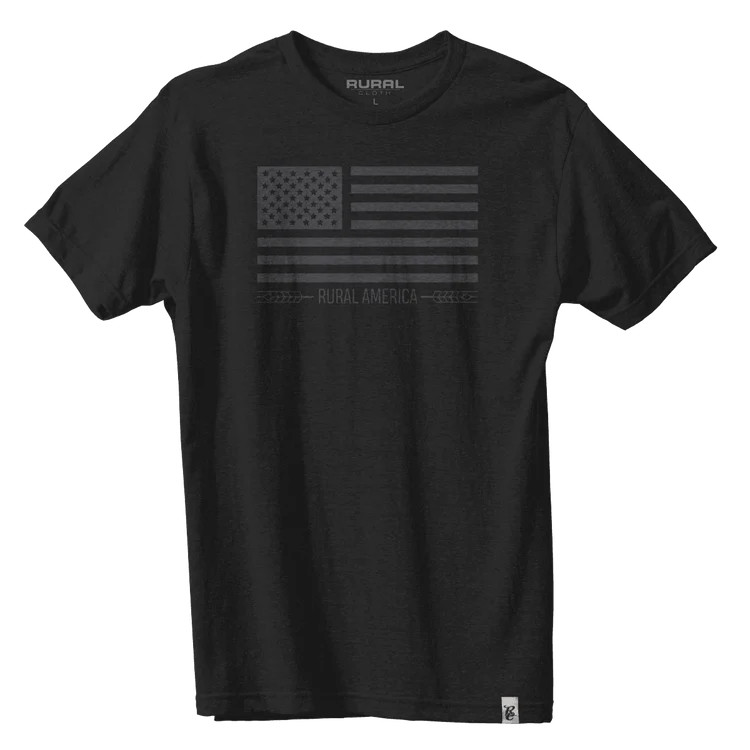 Black Out Flag Tee | Rural Cloth